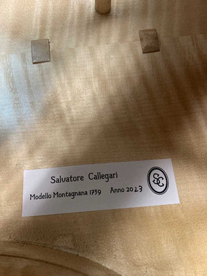 Salvatore Callegari 'Montagnana 1739 Sleeping Beauty' 4/4 Cello