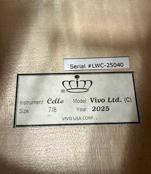 Vivo Limited 7/8 Cello