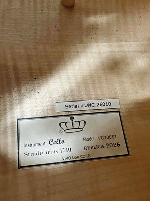Vivo 100 '1710 Strad' 4/4 Cello