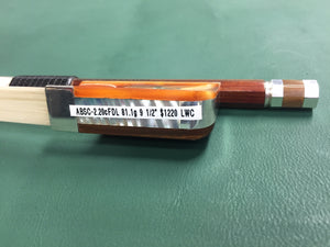 Arcos Brasil - SILVER Fitted Fleur de Lys Pernambuco Cello Bow