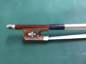 T. Pampolin Pernambuco Bow - SILVER Fitted Fleur de Lys - CELLO