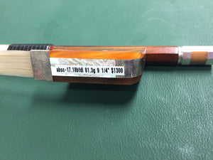 T. Pampolin Pernambuco Bow - SILVER Fitted Fleur de Lys - CELLO