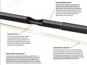 Arcus German Bass Carbon Bow - BASS