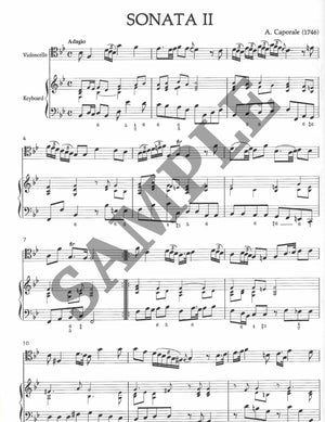 Six Solos for Violoncello and Basso continuo (Book 1: 1-3) - Cello Music