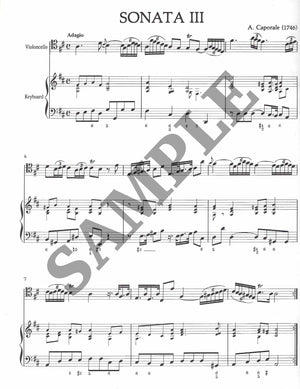 Six Solos for Violoncello and Basso continuo (Book 1: 1-3) - Cello Music