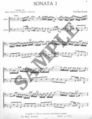 12 Sonatas for 2 Violincellos (ca.1725) Sonatas 1-6 - Cello Music