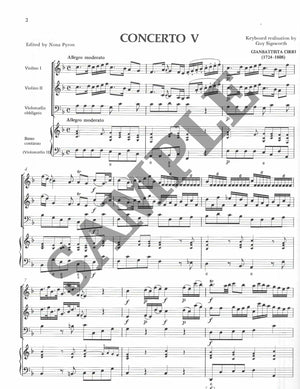 Six Concertos for Violoncello obbligato with 2 Violins and a 2nd Violincello Opus 14 (Vol. 5)