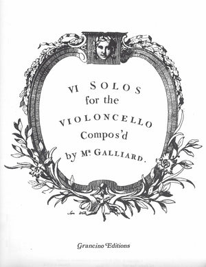 Six Solos for Violoncello and Basso continuo (Book 1: 1-3) - Cello Music
