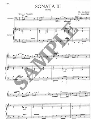 Six Solos for Violoncello and Basso continuo (Book 1: 1-3) - Cello Music