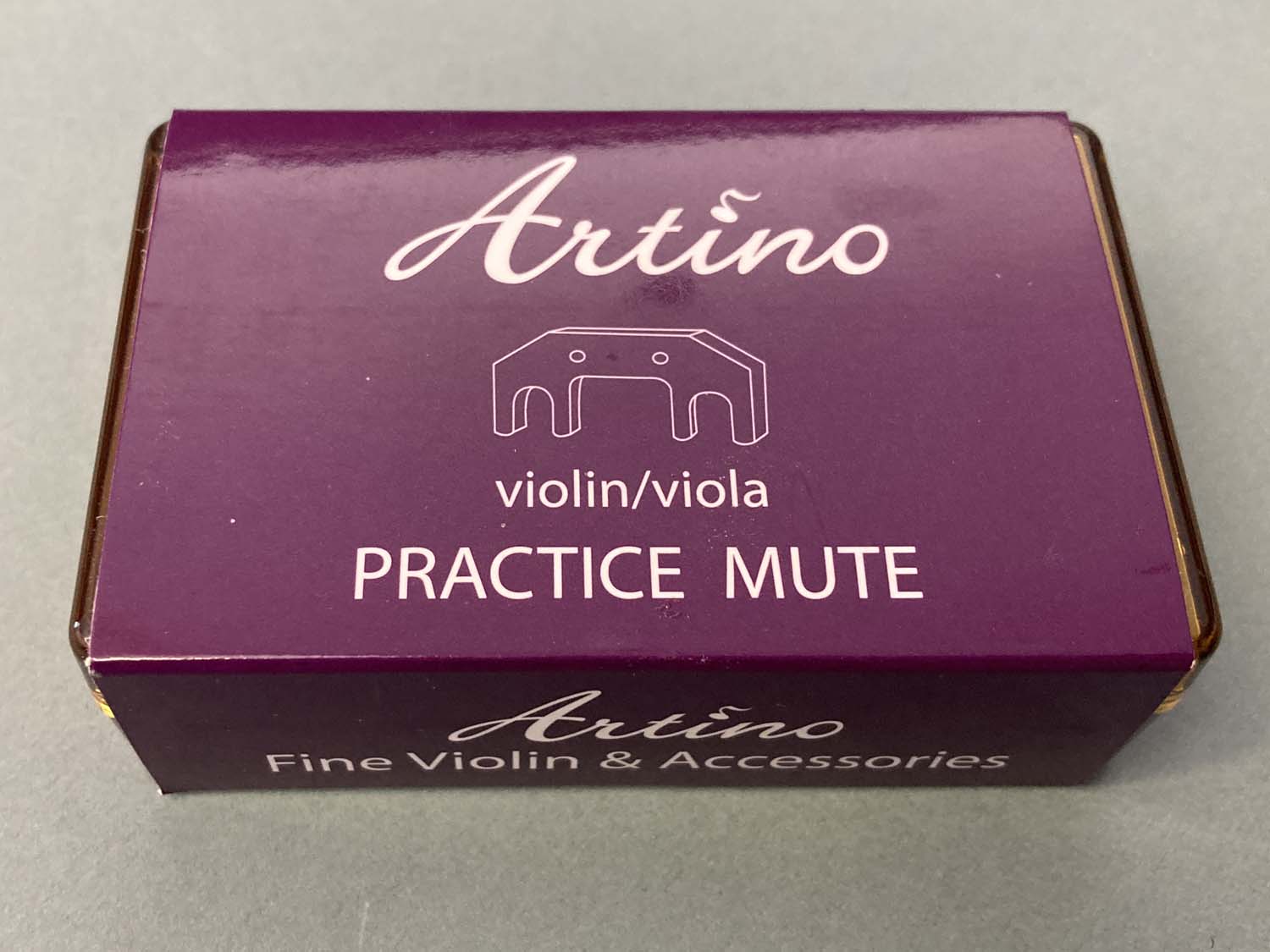Artino Rubber-covered Steel Practice Mute for Viola, Violin