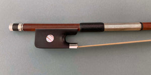 Marco Raposo Silver Fitted Pernambuco Bow - CELLO