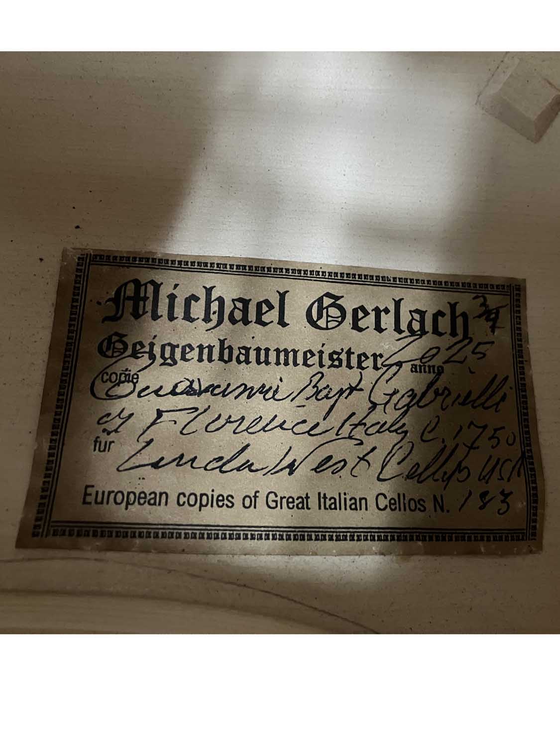 Michael Gerlach 3/4 Cello (183)