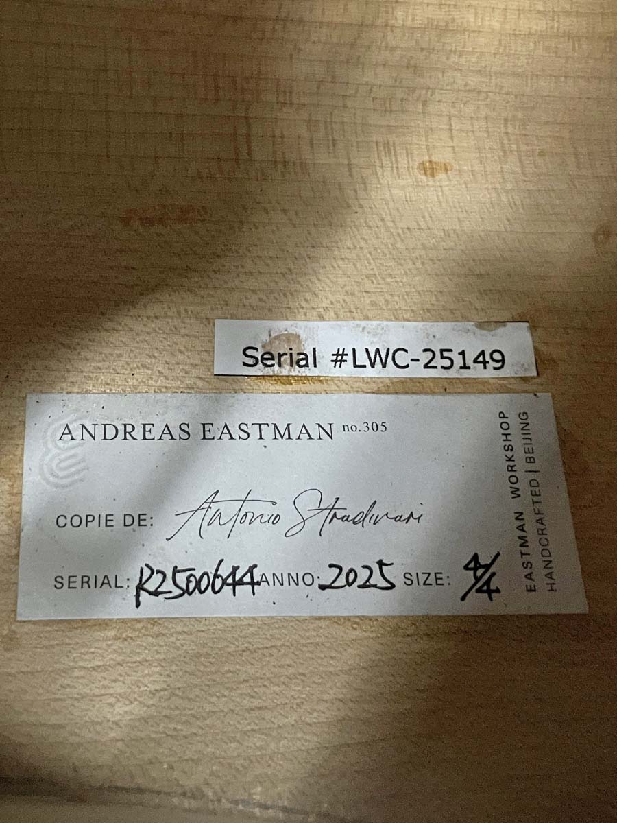 Eastman model 305 'Strad'  - 4/4 Cello (A)