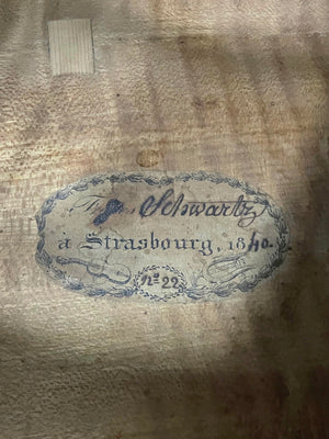 Freres Schwartz 1840 - French 4/4 Cello