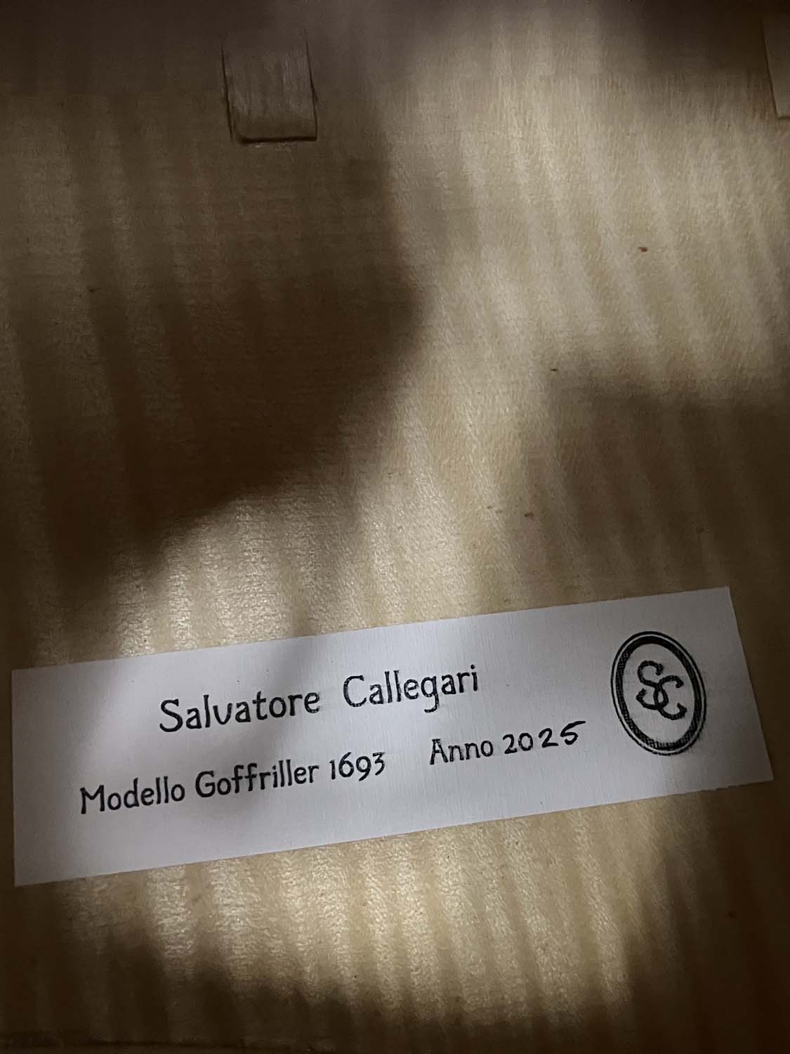 Salvatore Callegari 'Gofriller 1693' 4/4 Cello