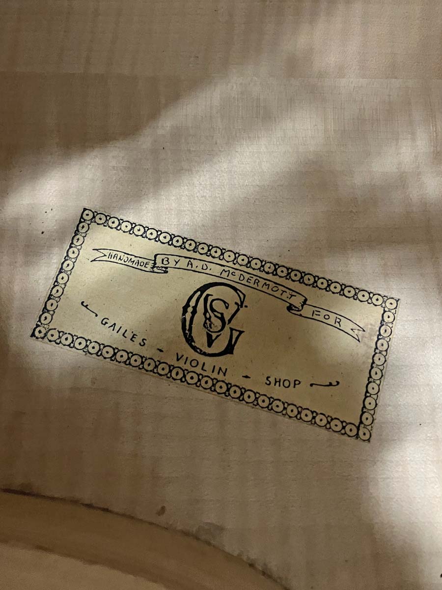 A.D. McDermott 1980's - 4/4 Cello