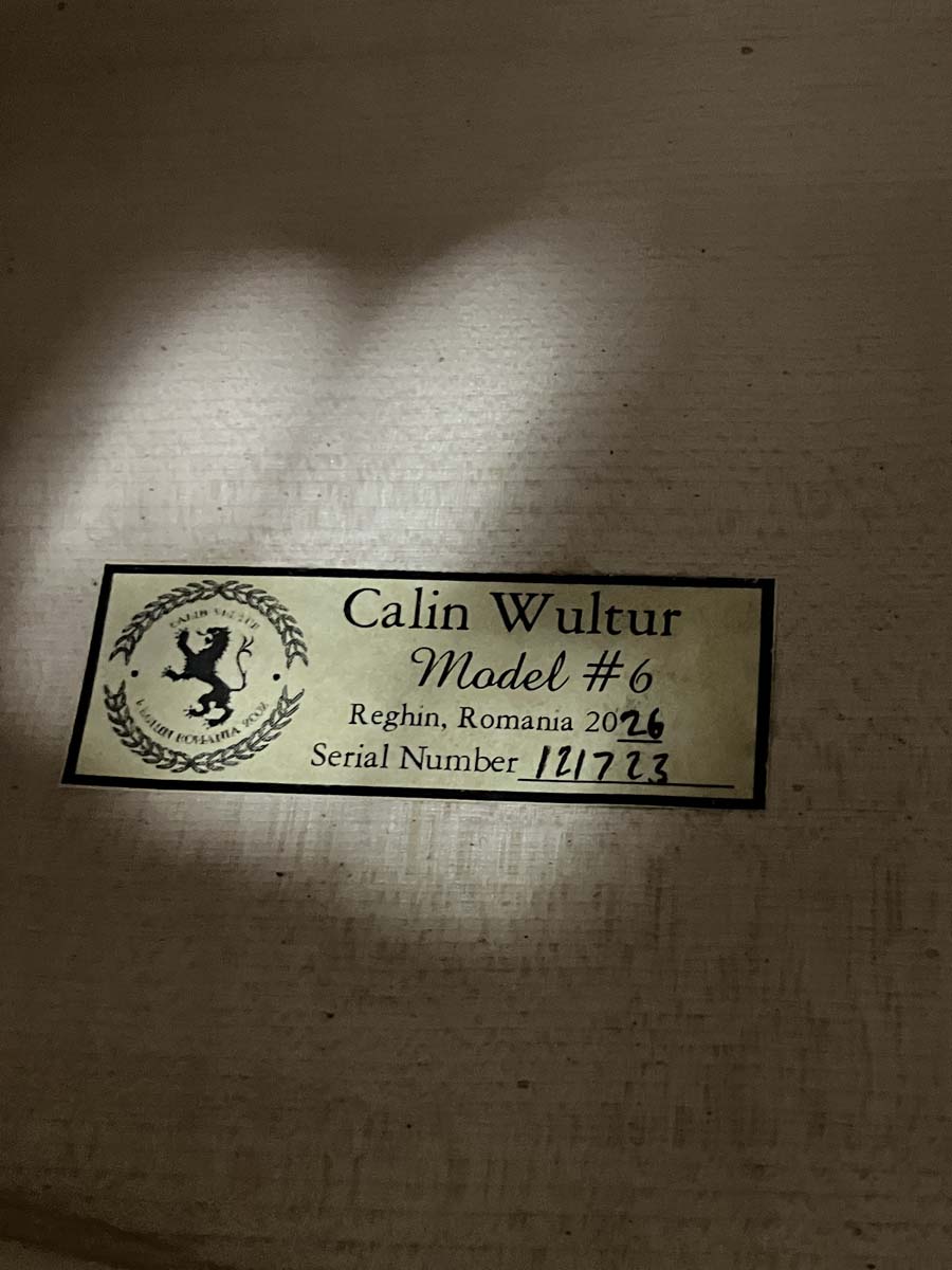Calin Wultur model #6 'Guarneri' 4/4 Cello
