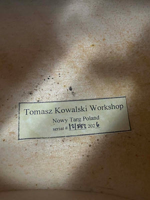 Tomasz Kowalski Workshop Poplar 4/4 Cello