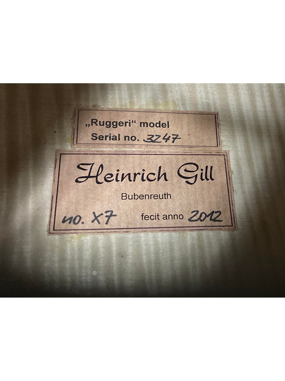 Dimbath/Gill Master Soloist model X7 'Ruggeri' Cello