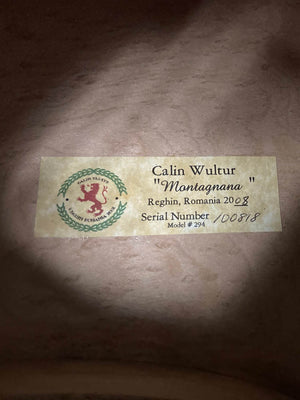 Calin Wultur #7 "Deluxe" Montagnana Birdseye Maple 4/4 Cello