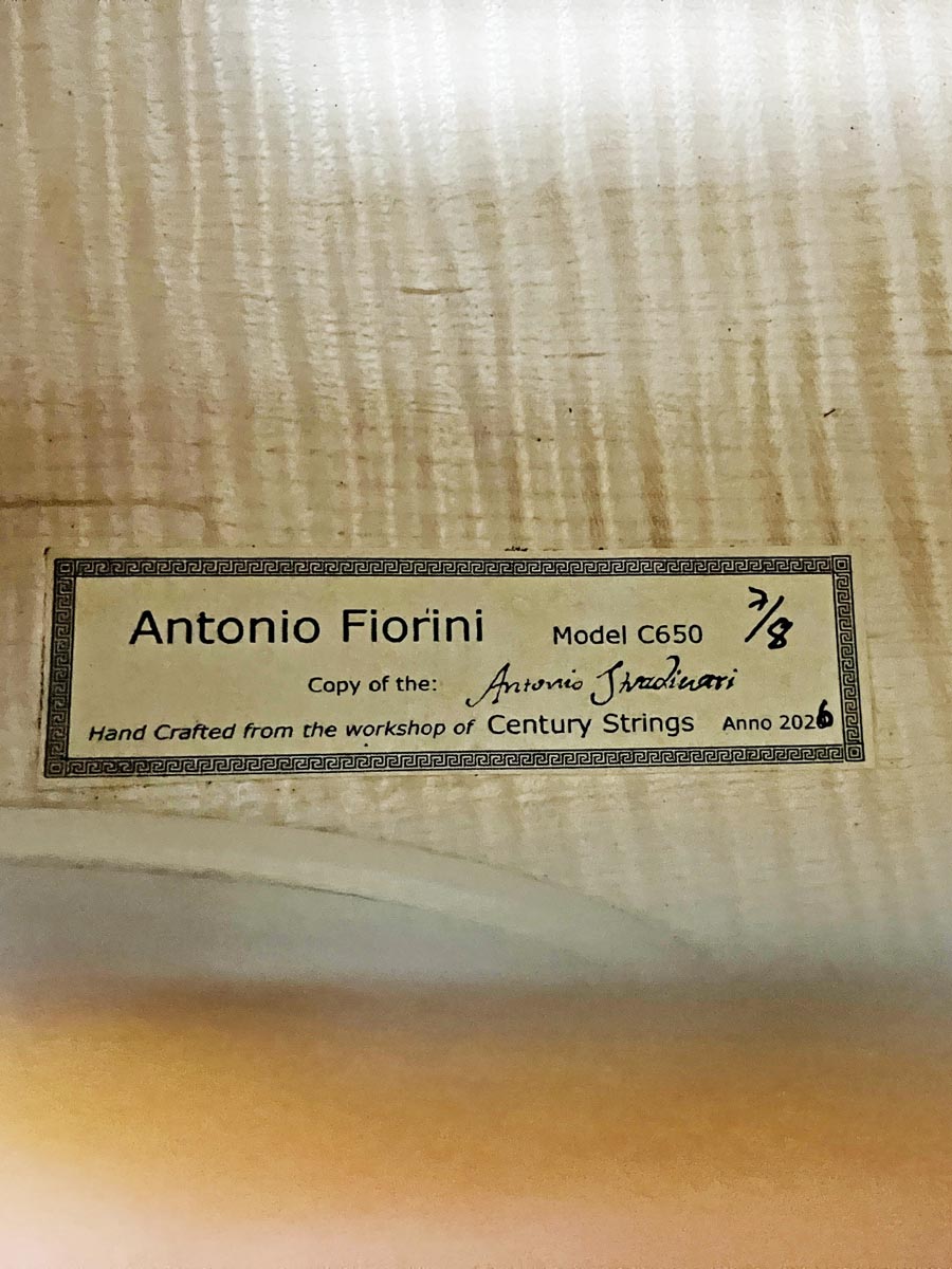Antonio Fiorini 650 'Stradivari' - 7/8 Cello