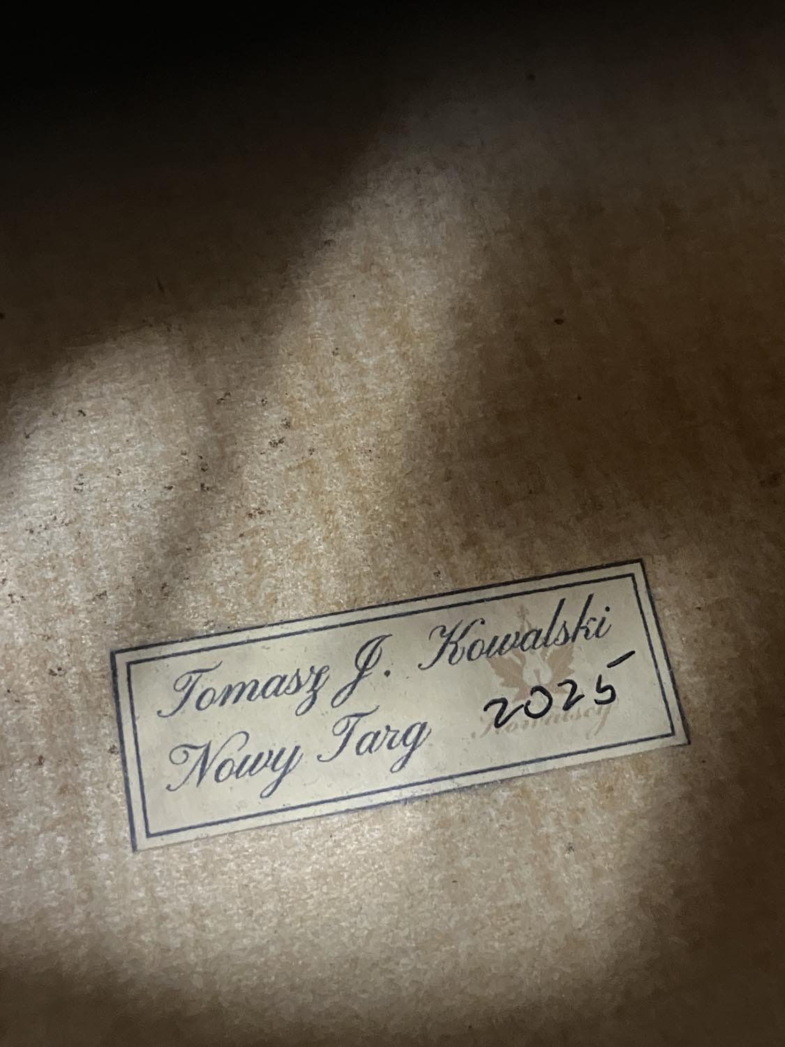 Tomasz Kowalski Workshop 7/8 Cello