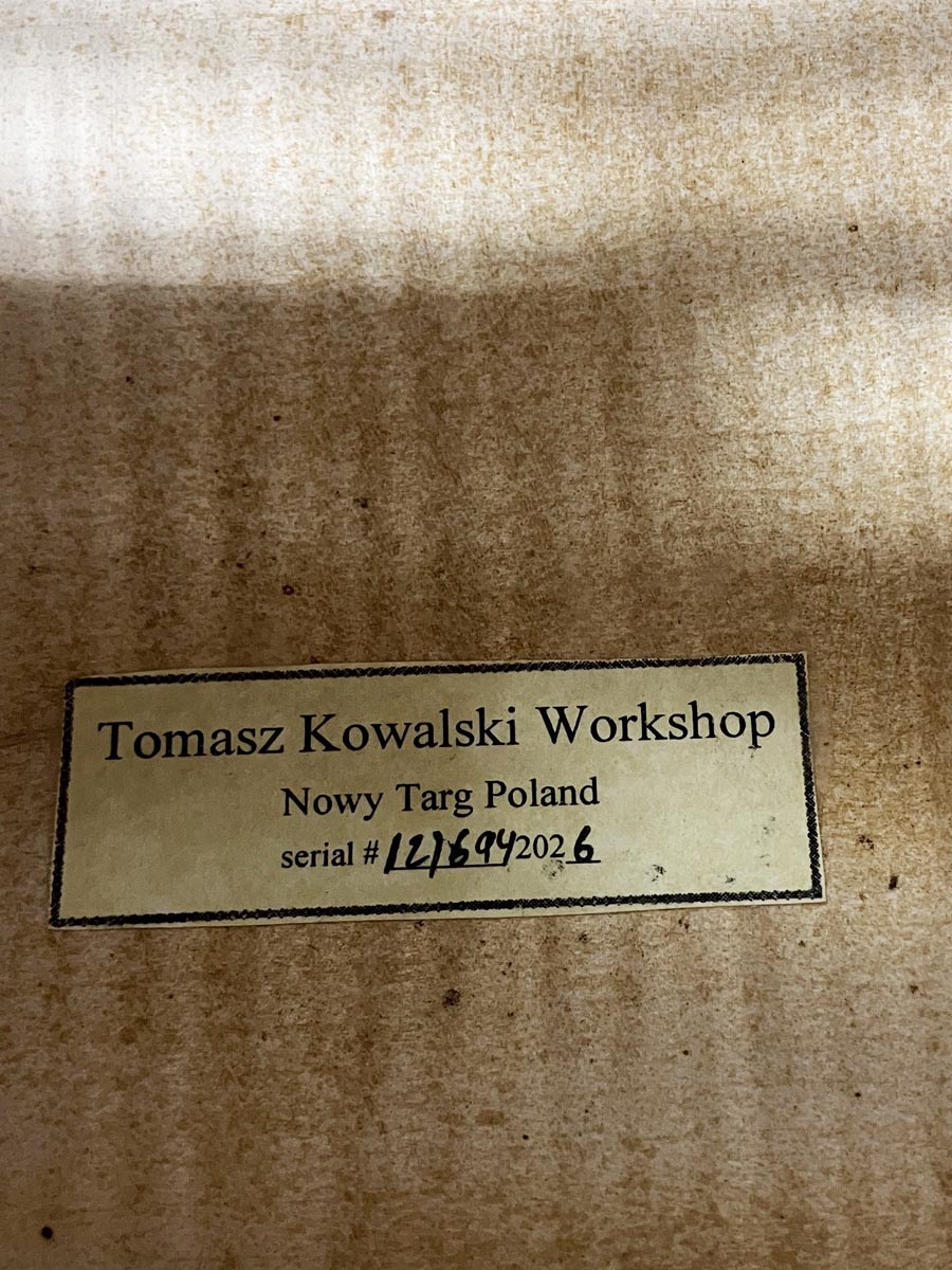 Tomasz Kowalski Workshop 4/4 Cello
