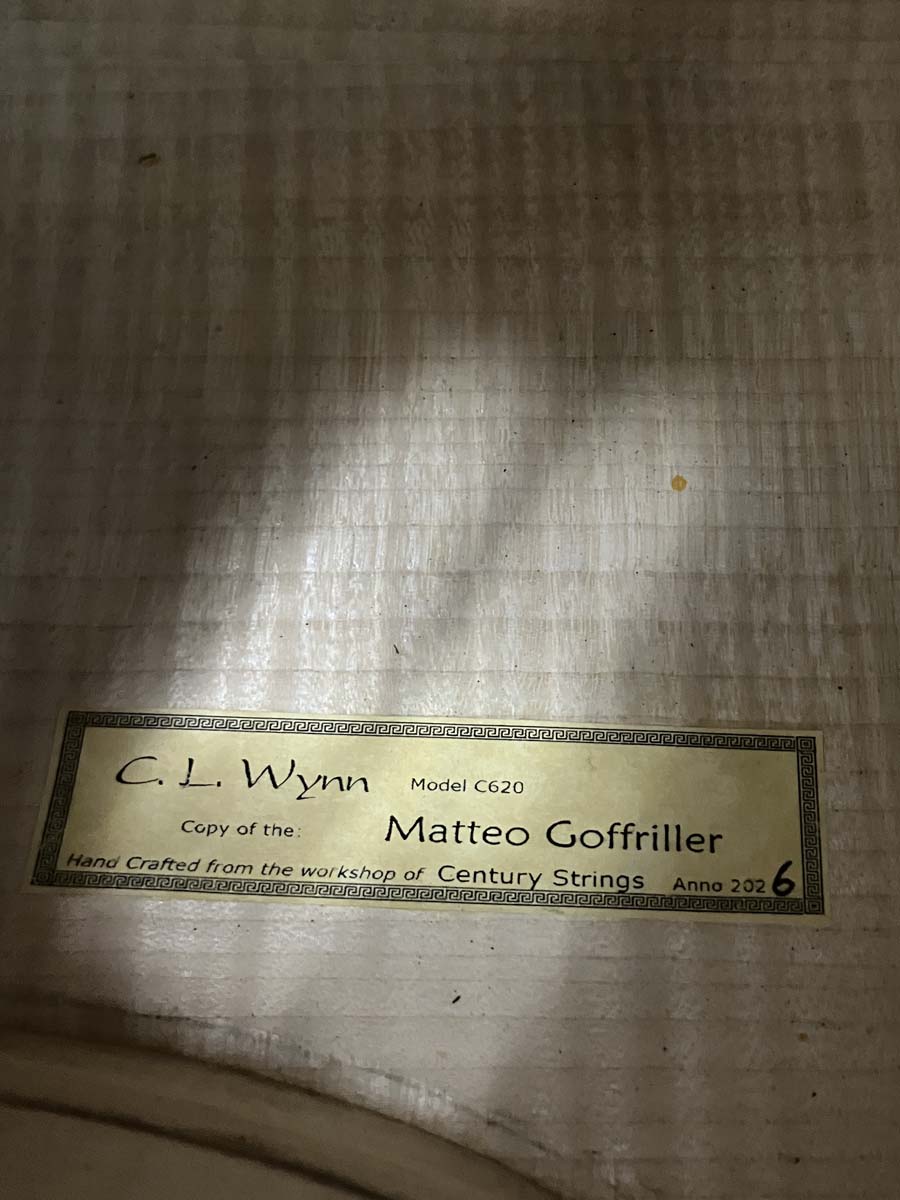 C.L. Wynn 620 'Gofriller' 4/4 Cello
