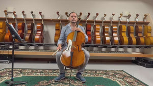 Topa Workshop Birdseye Maple 'Stradivari' 4/4 Cello
