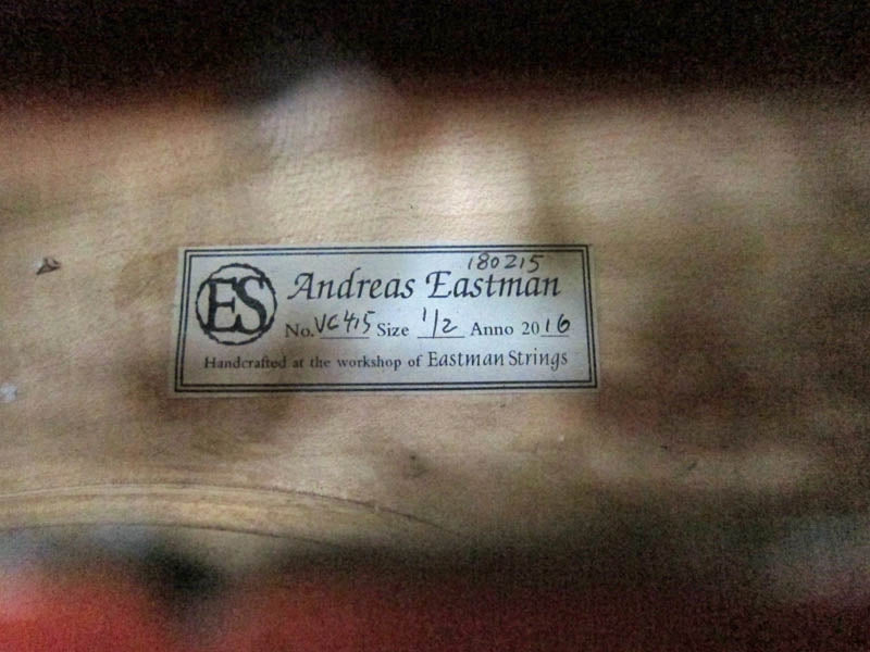 Eastman Advanced Series model 415 'Stradivarius' 1/2 Cello - Used