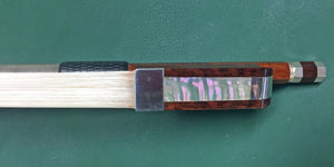 Arcos Brasil - SILVER Fitted Fleur de Lys Bow Pernambuco Cello Bow