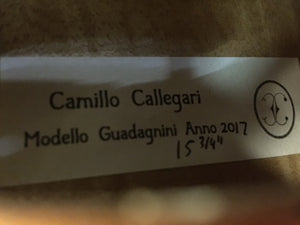 Callegari 15 3/4"  Viola