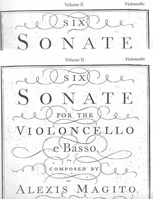 Six Sonatas for Violoncello and Basso continuo (Vol. 2: Sonatas 4-6) - Cello Music