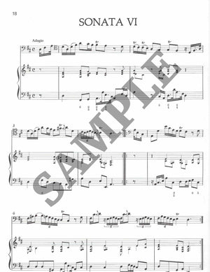 Six Sonatas for Violoncello and Basso continuo (Vol. 2: Sonatas 4-6) - Cello Music
