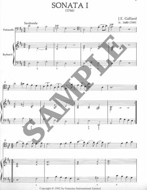 Six Solos for Violoncello and Basso continuo (Book 1: 1-3) - Cello Music