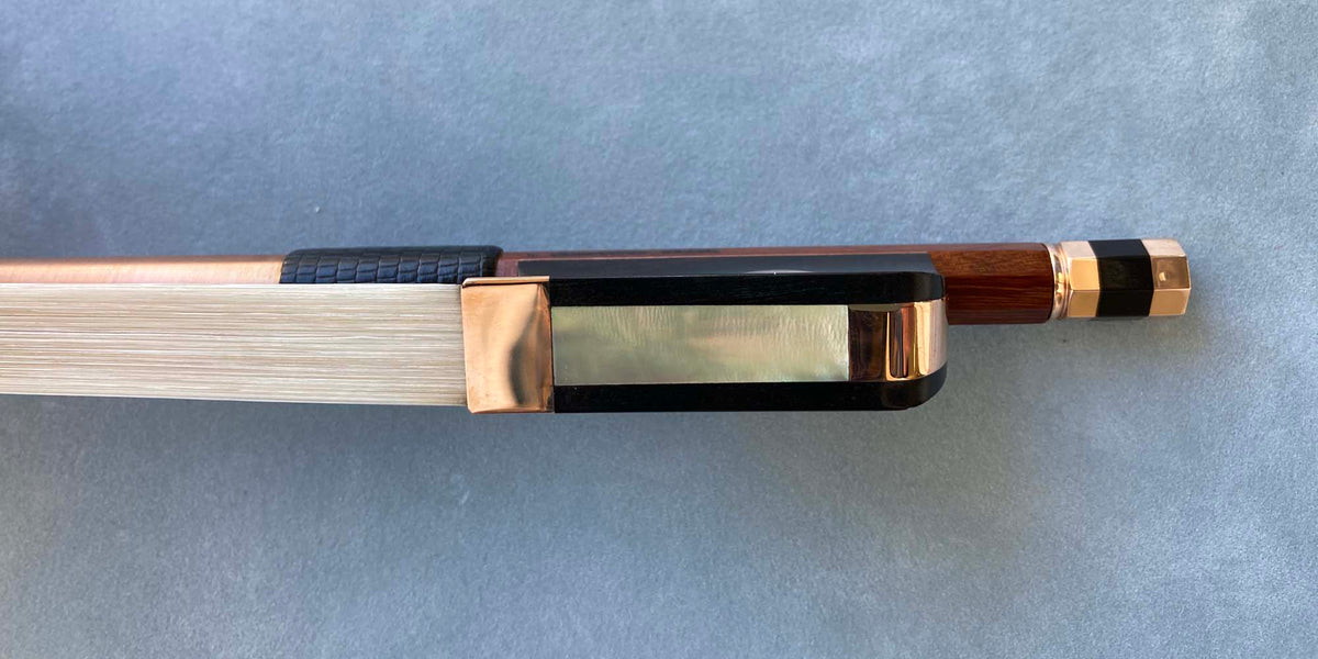 Arcos Brasil - 'Special Edition' Gold Fitted Pernambuco Cello Bow