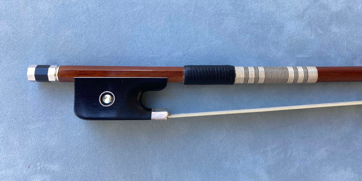 Century Strings Silver Mounted Pernambuco Bow Model BVC95 - CELLO
