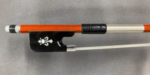 Arcos Brasil - SILVER Fitted Fleur de Lys Pernambuco Cello Bow