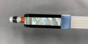 Arcos Brasil - SILVER Fitted Fleur de Lys Pernambuco Cello Bow