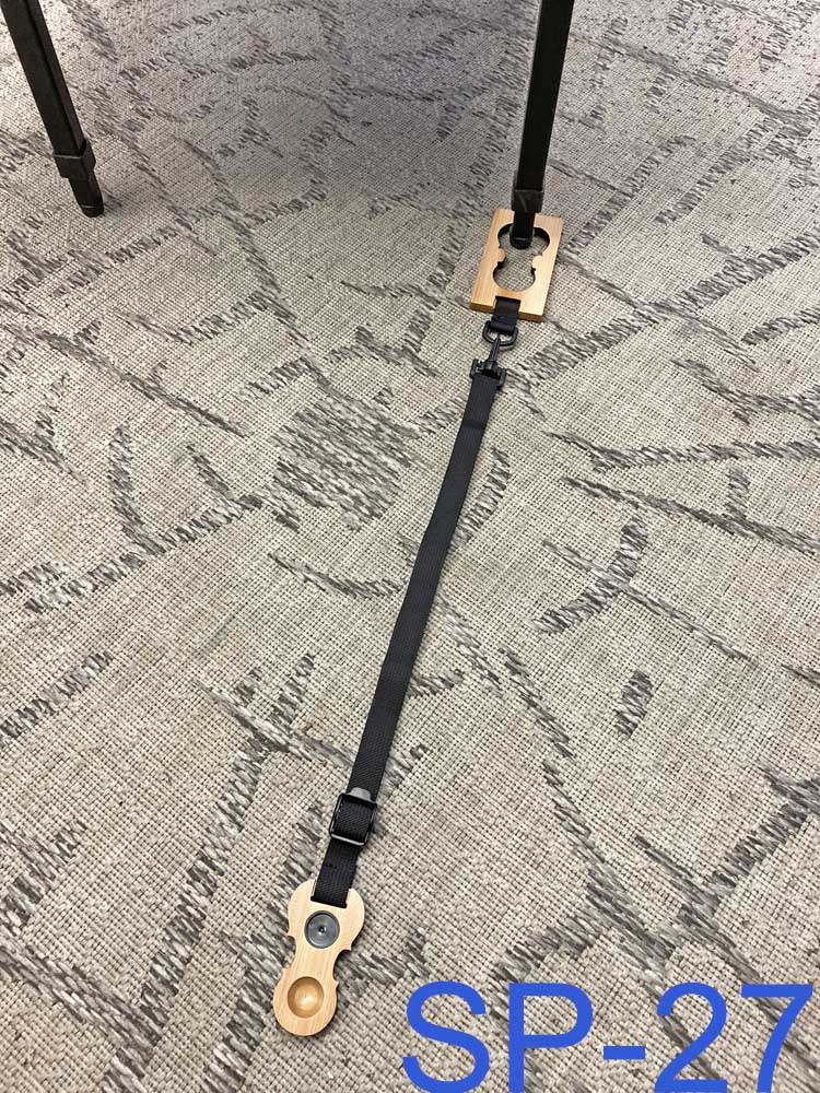 Cello-Shaped Wooden Artino Endpin Anchor