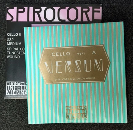 Thomastik Spirocore/Versum Cello Strings Set - 4/4 - Linda West Cellos