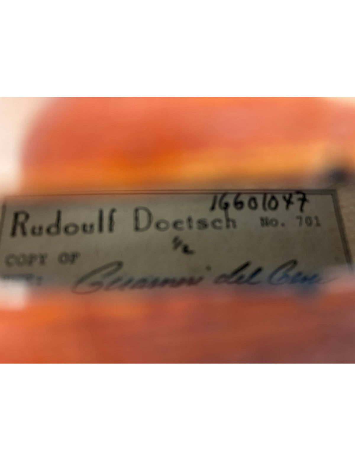 Rudoulf Doetsch 701 'Strad' 1/2 Violin