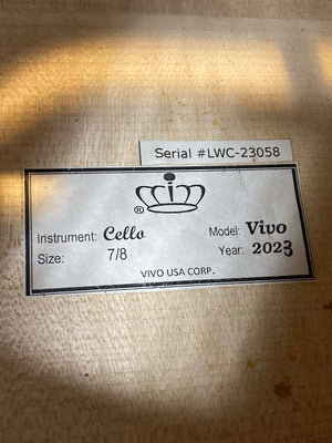 Vivo Eurowoods 7/8 Cello